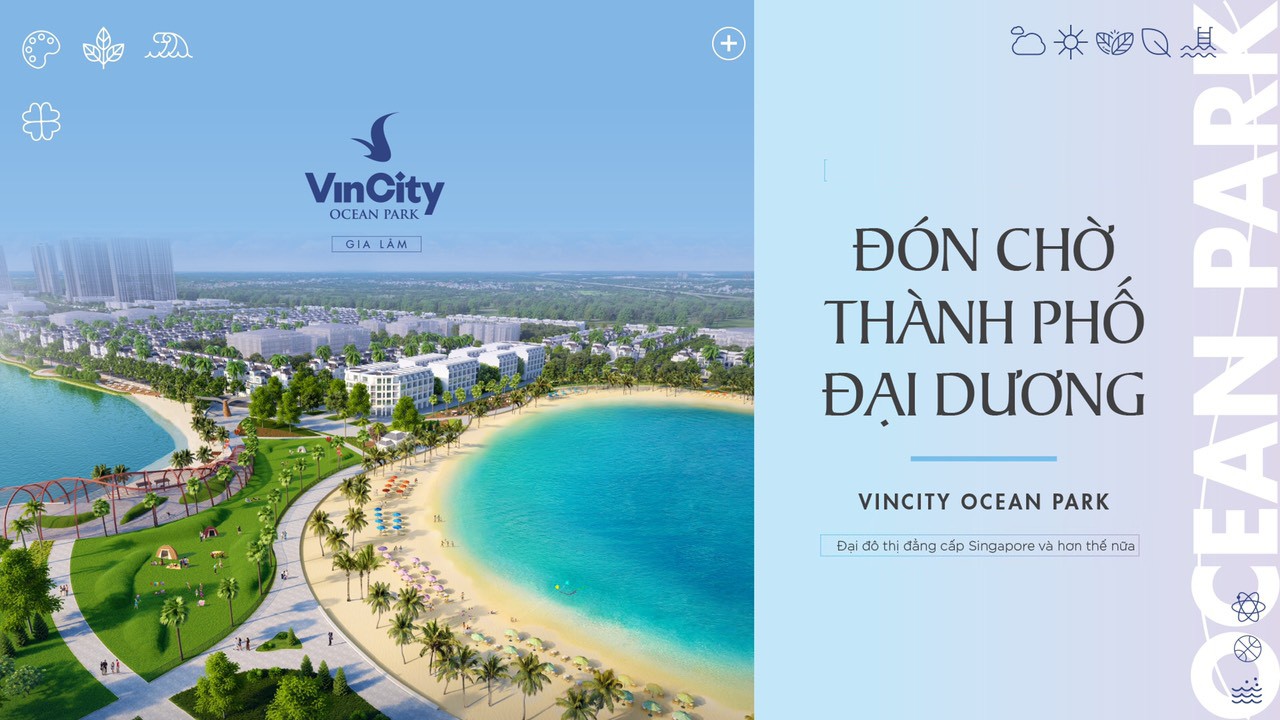Vincity Ocean Park - Thành phố bên sông