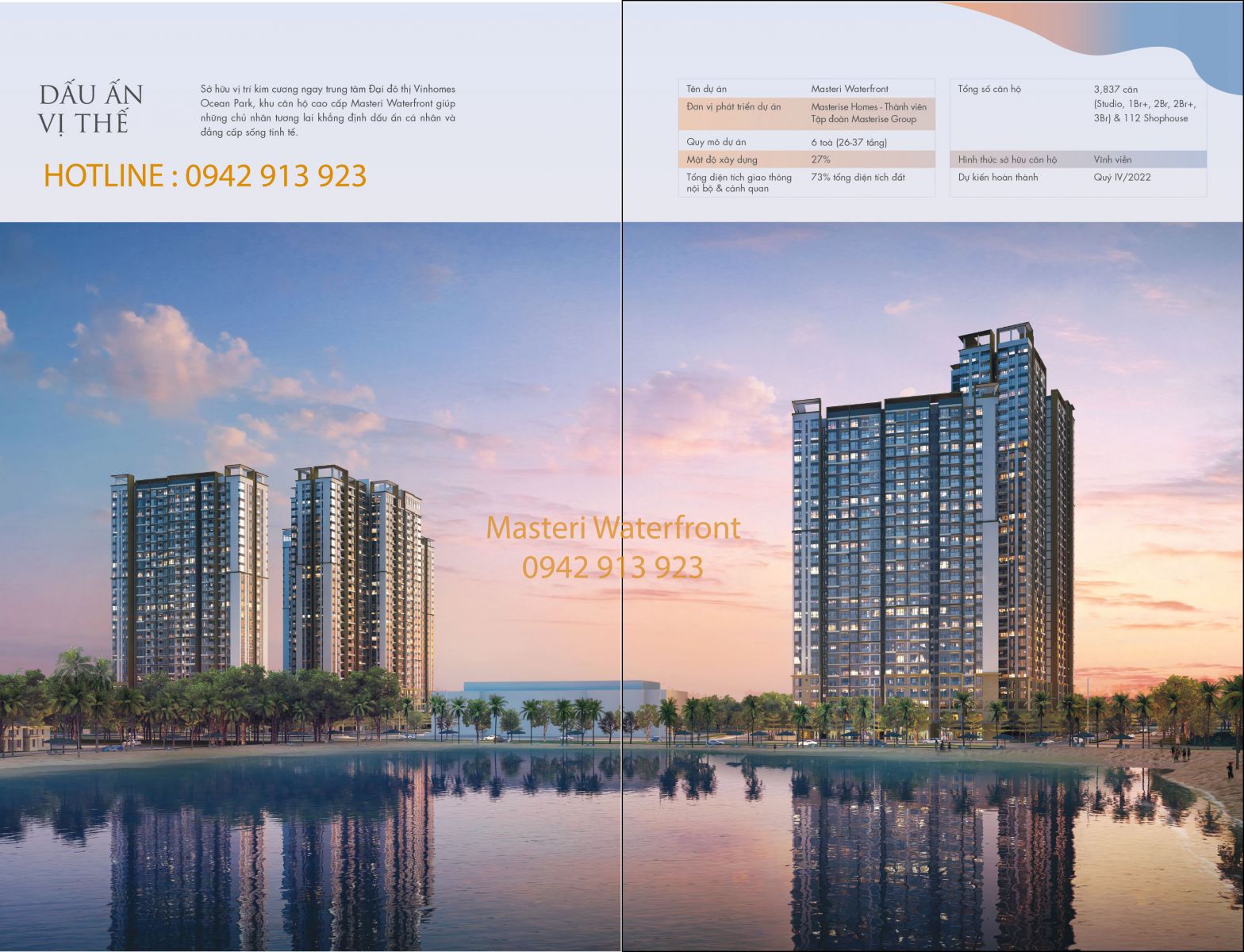 thông tin chi tiết dự án Masteri Waterfront Ocean Park