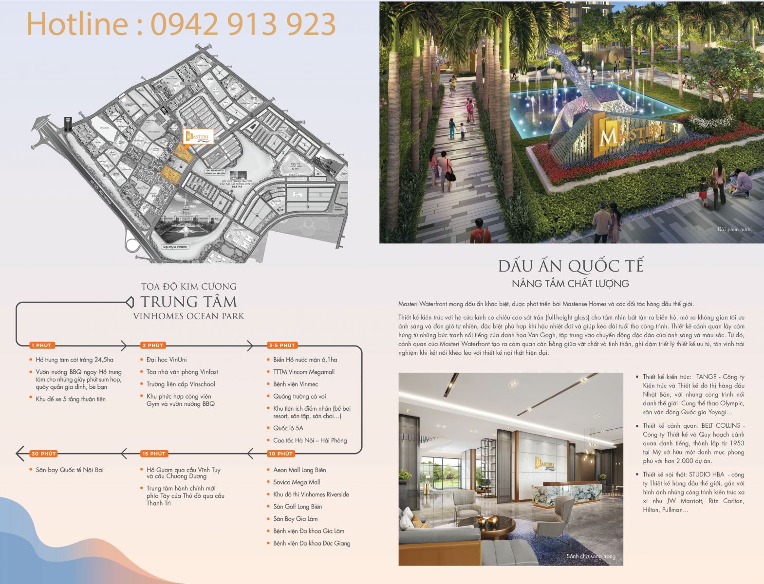 Vị trí chung cư Masteri Waterfront Ocean Park