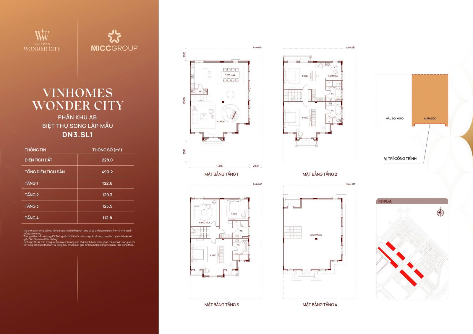 thiết kế song lập mặt sông vinhomes đan phượng