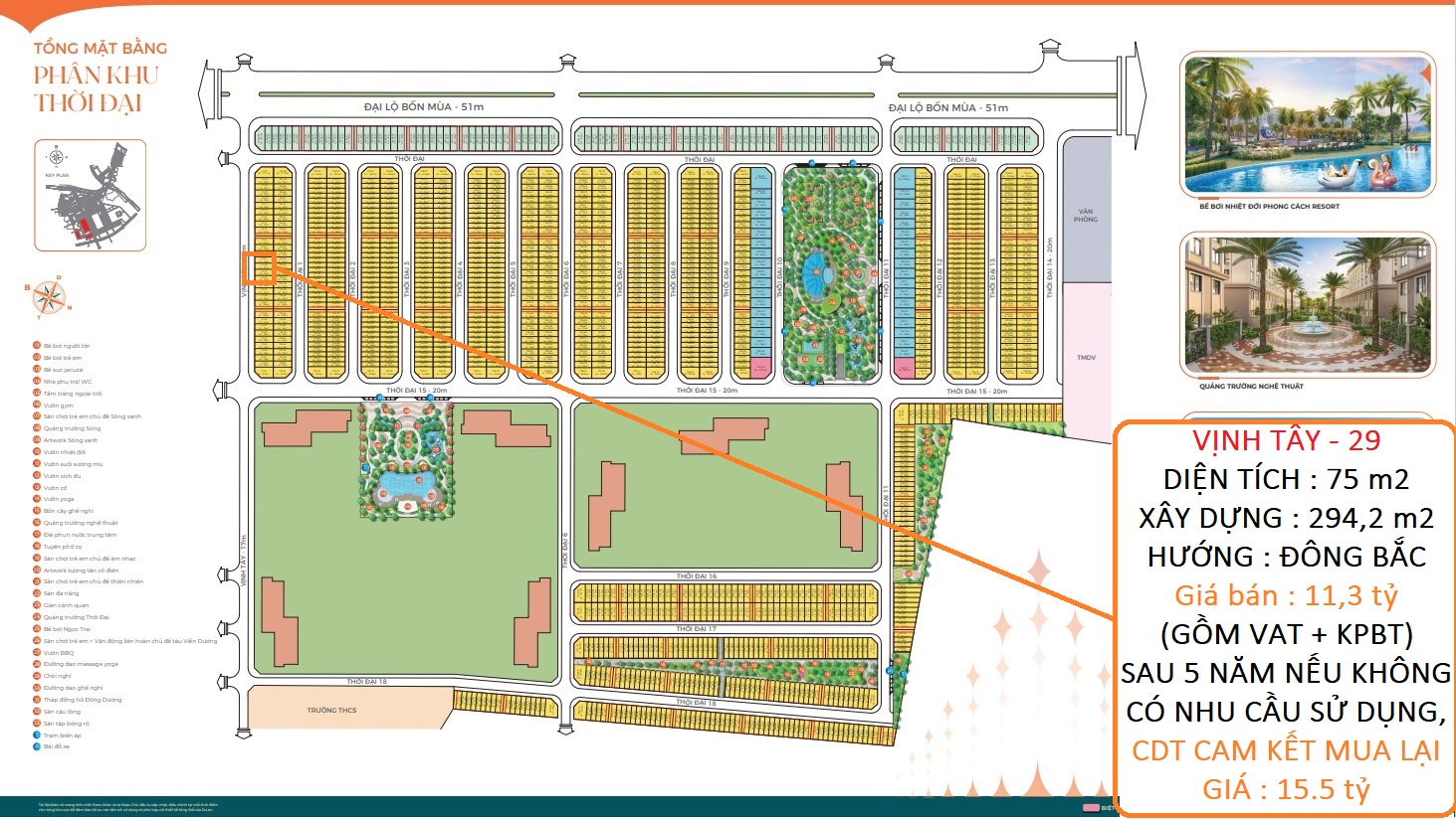 Liền kề Vịnh Tây - 29 Vinhomes Ocean Park 3