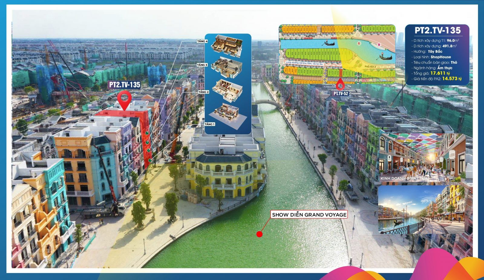 bán Shop grand world hà nội giá chủ đầu tư