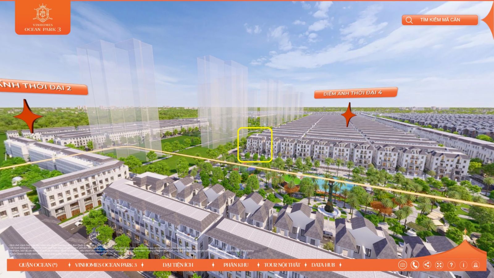 Shophouse góc Thời Đại 10-19 Vinhomes Ocean Park 3