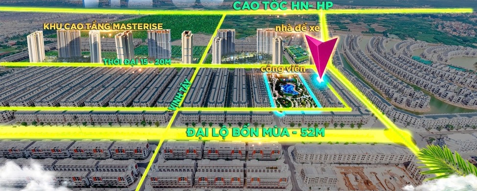 liền kề vịnh tây Vinhomes ocean park 3