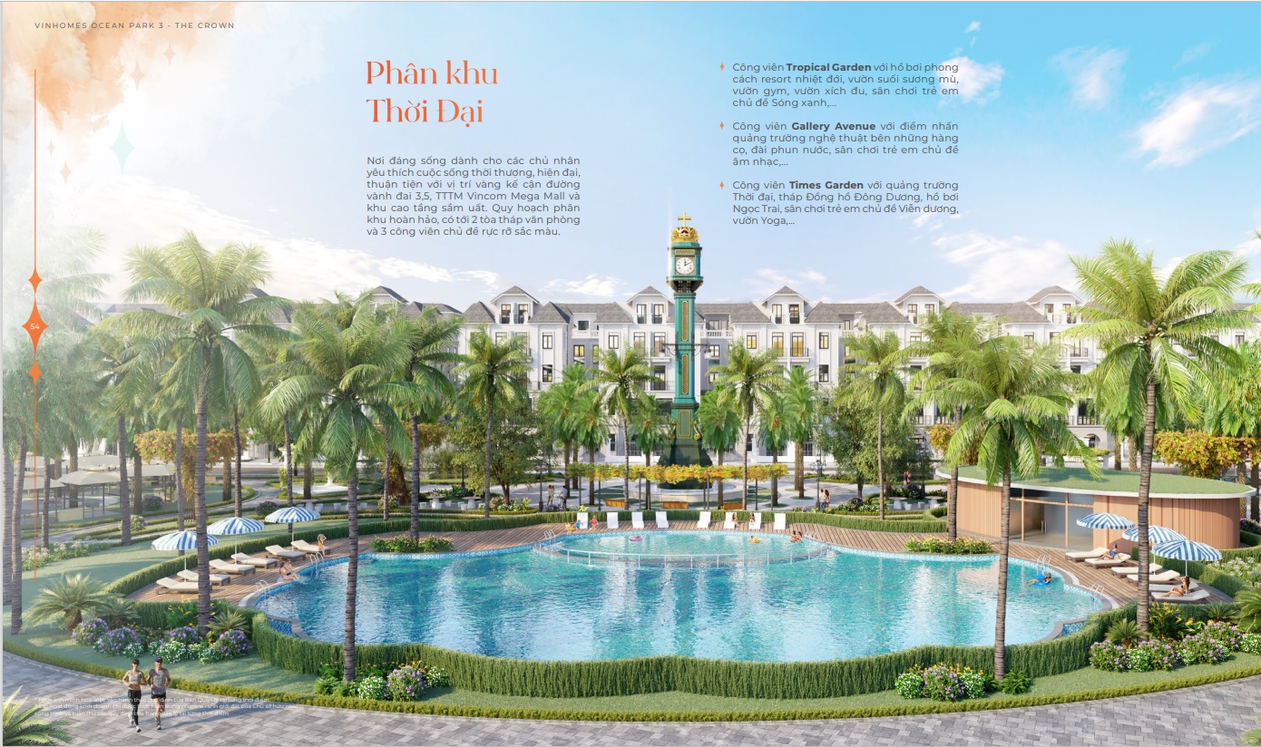 Công viên phân khu Thời Đại Vinhomes Ocean Park 3