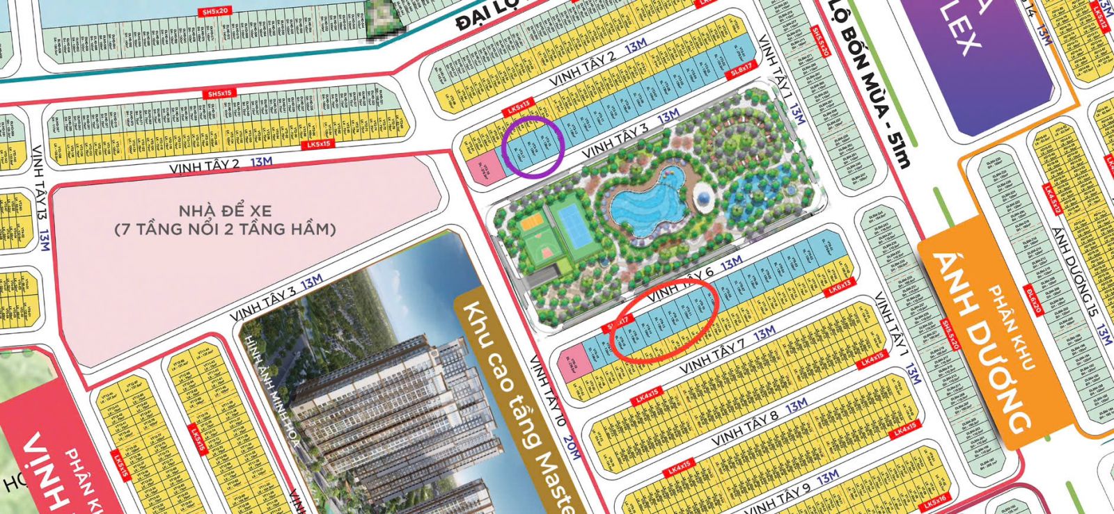 biệt thự song lập Vịnh Tây Vinhomes Ocean Park 3