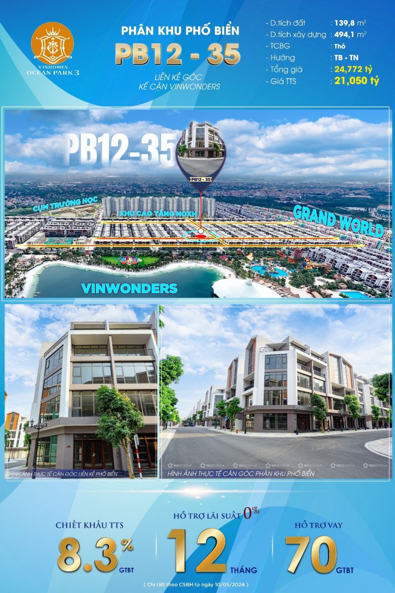 liền kề góc phố biển vinhomes ocean park 3