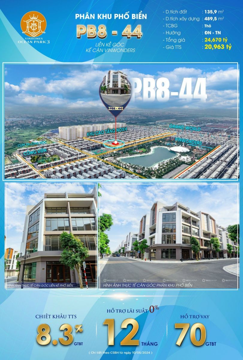 liền kề góc phố biển vinhomes ocean park 3