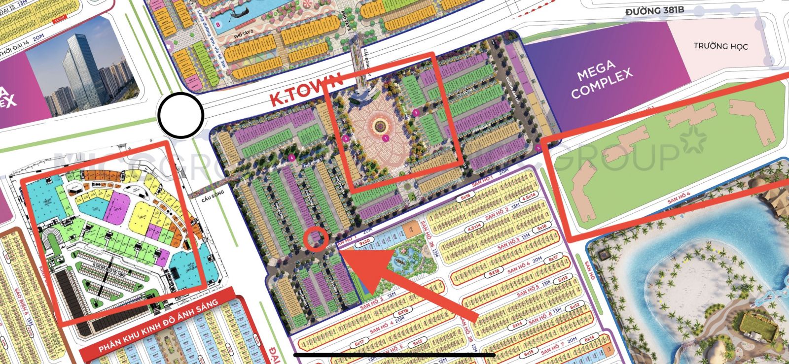 Shop góc K-Town Grand World