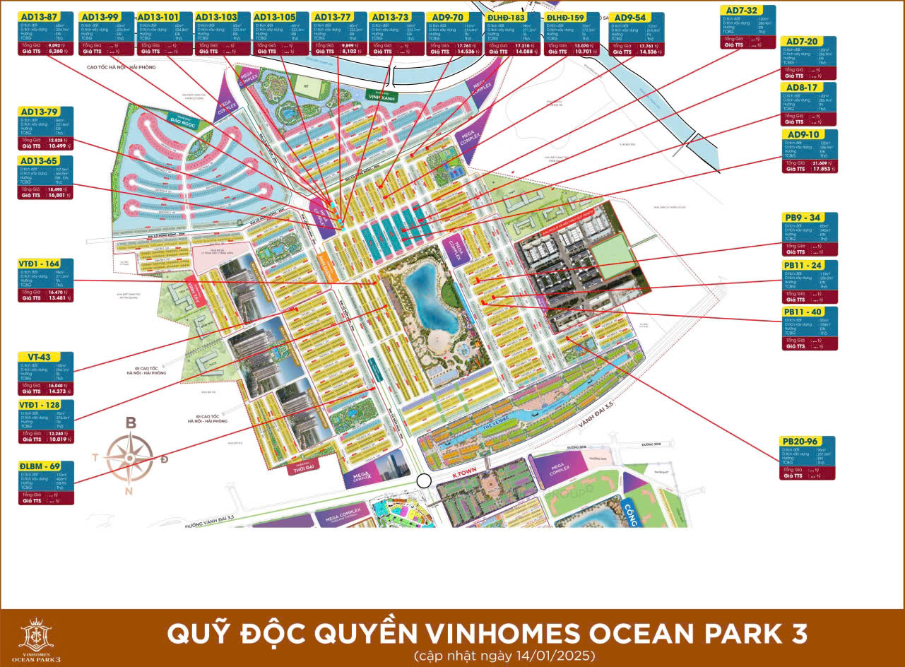 Vịnh thiên đường vinhomes ocean park 3