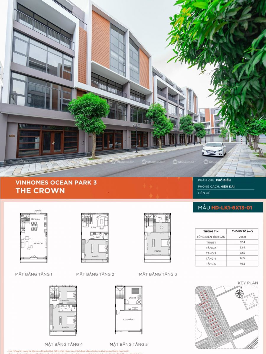 thiết kế liền kề vinhomes ocean park 3 loại 78m2