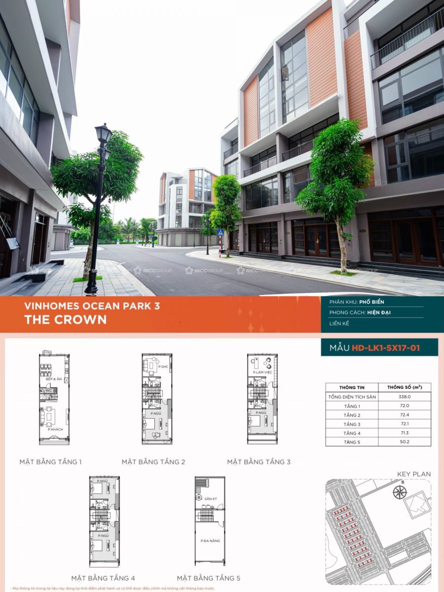 thiết kế liền kề vinhomes ocean park 3 loại 85m2