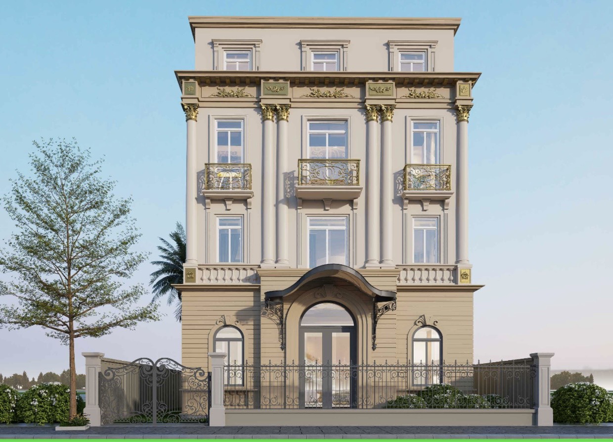 thiết kế biệt thự đơn lập vinhomes Vũ Yên