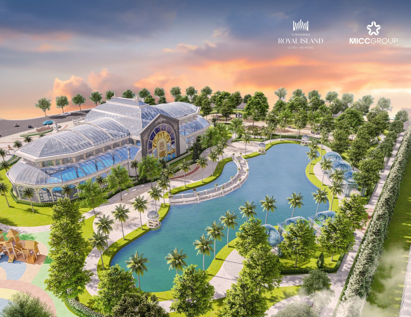 tiện ích phân khu Hoàng Gia Vinhomes Vũ Yên