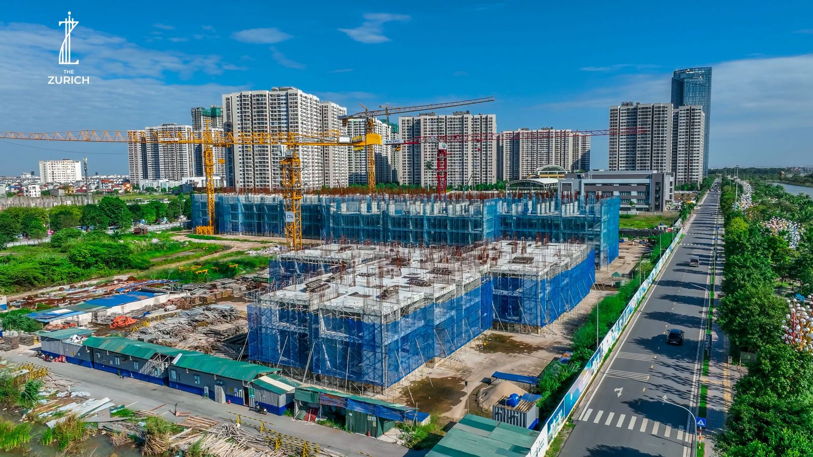 tiến độ xây dựng The Zurich Vinhomes Ocean Park