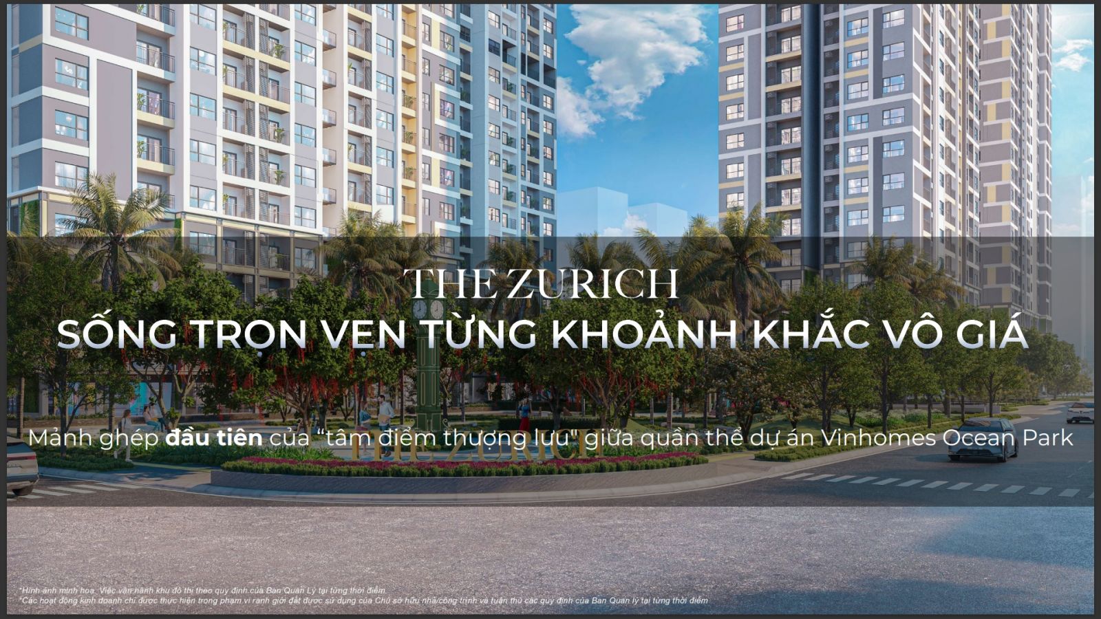 tiện ích căn hộ chung cư The Zurich Vinhomes Ocean Park