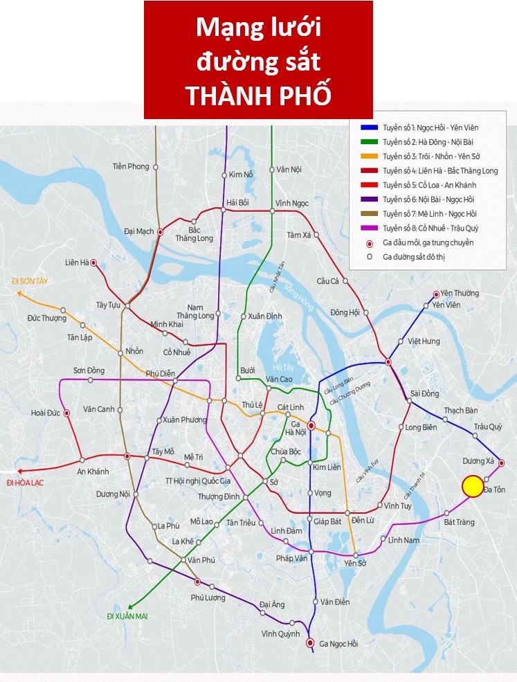 mạng lưới tàu điện metro số 8