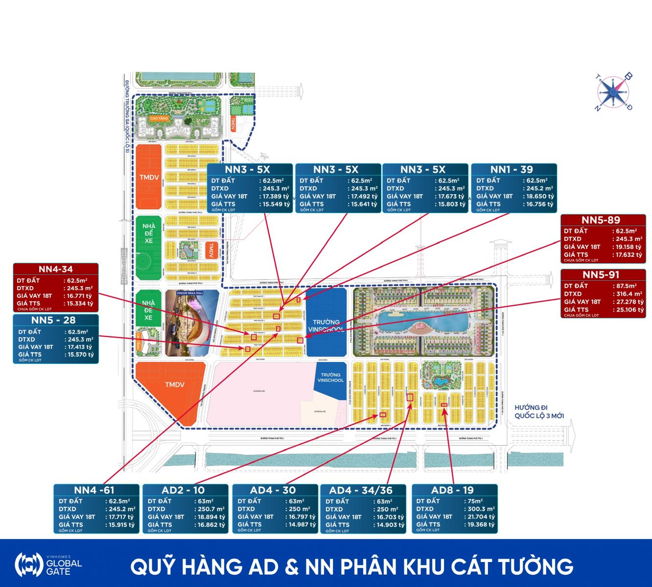 liền kề vinhomes global Gate