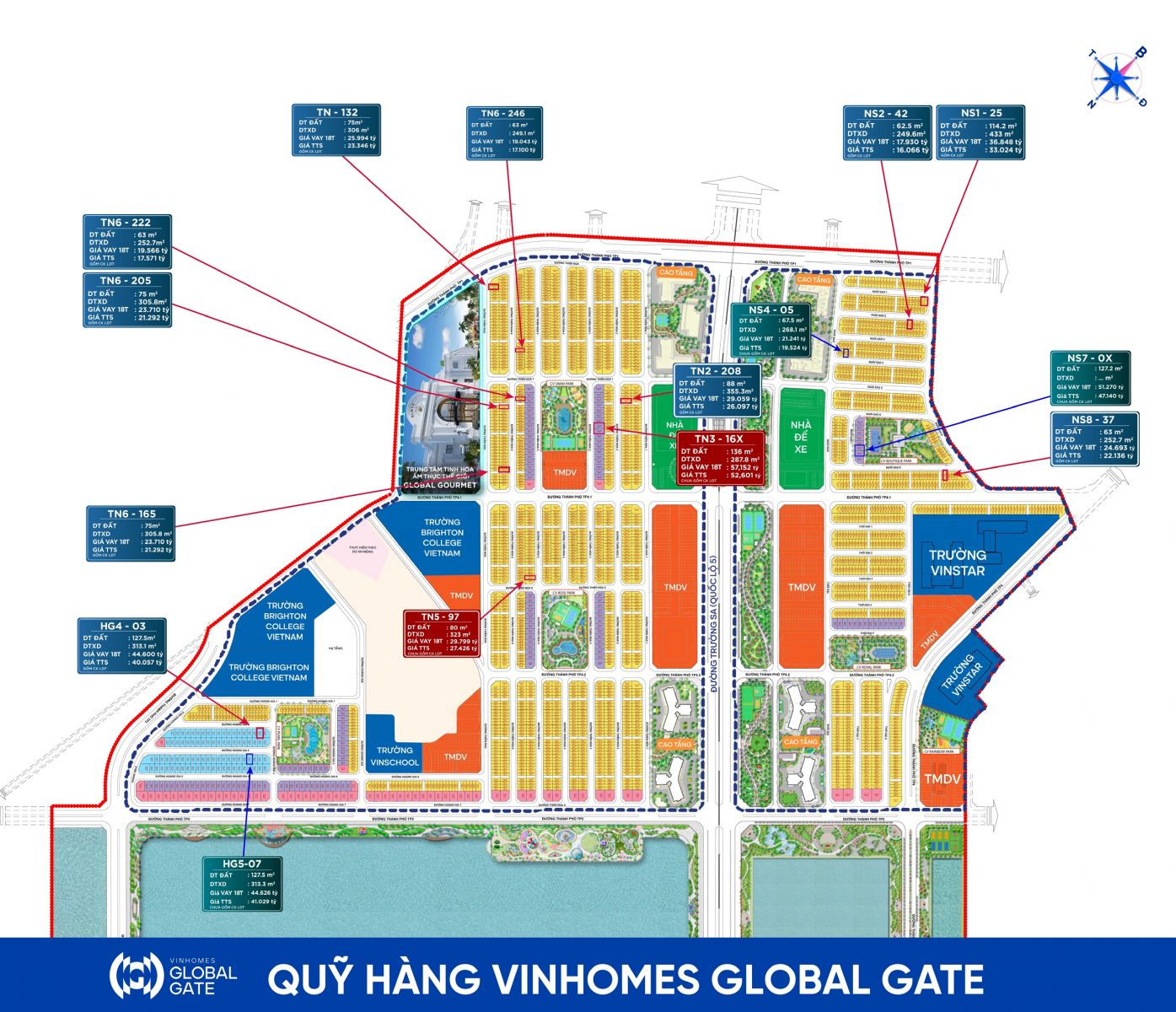 quỹ căn Vinhomes Global Gate